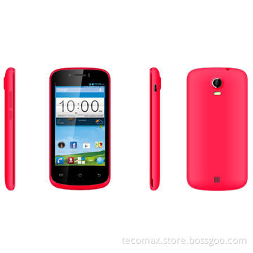 4.0'' Capacitive Touch Panel, Android 4.2, MTK6572M 1.0GHz Dual-core, Dual SIM Dual Standby